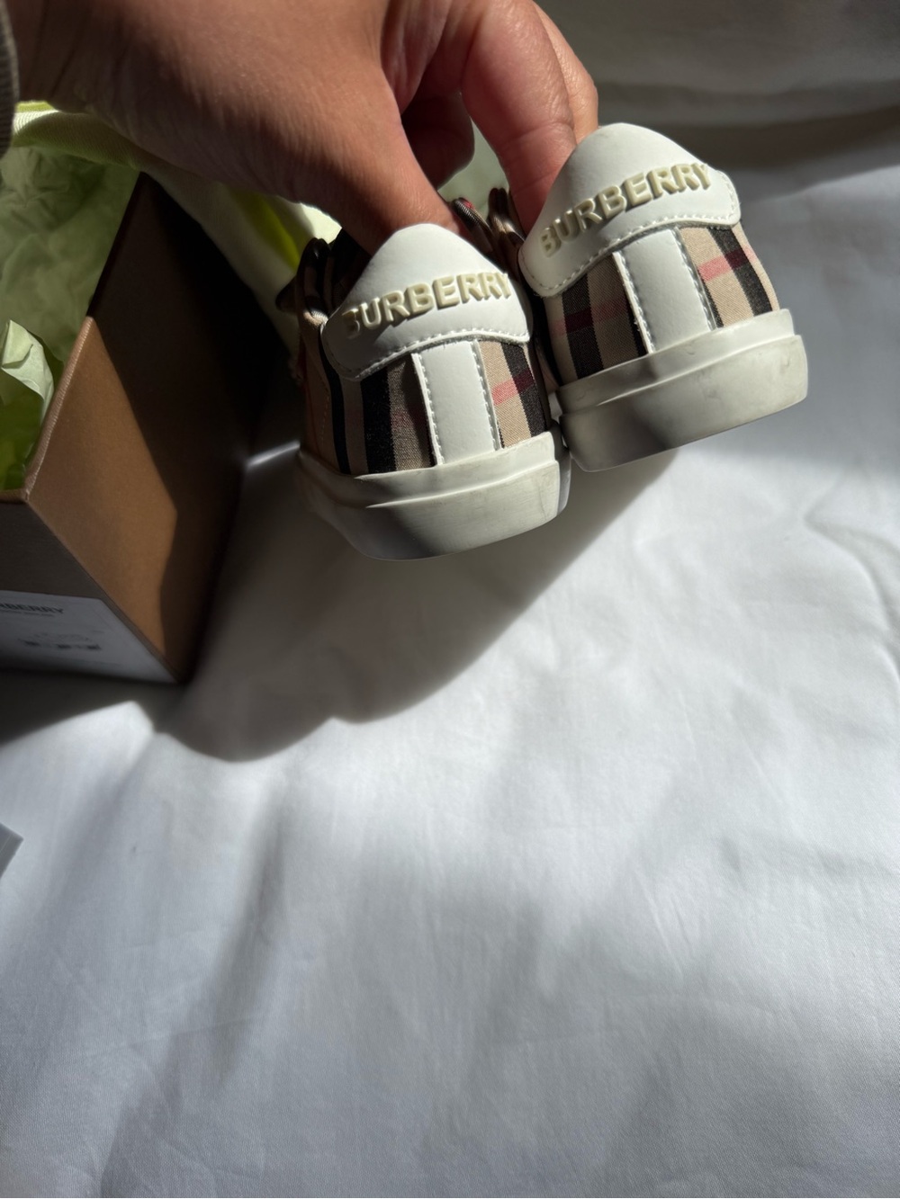 Burberry Baby Markham Check Sneaker - Picture 7 of 11